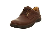 Clarks Men's Nature Three Derby Boots, Mahogany Leather, 10.5 UK
