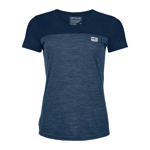 Ortovox 150 Cool Logo TS - T-shirt en laine mérinos femme Deep Ocean L