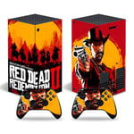 Kit De Autocollants Skin Decal Pour Xbox Series X Console De Jeu Red Dead Redemption 2, T1tn-Seriesx-8021