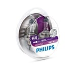 PHILIPS Bilpære H4 VISIONPlus (+60%) - 2-PACK