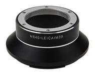 Fotodiox Pro Adapter, Leica Visoflex M39 (39mm Thread Mount) Lens to Mamiya 645 Camera Mount Adapter -for Mamiya ZD, 645AFD III, 645AFD II, 645AF, 645E, M645 1000s, M645 PRO