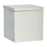 Lene Bjerre Ellia storage box marble 12x12 cm White