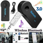 Bluetooth Wireless 3.5mm Phone To Aux Car Stereo Music Receiver Adapter With Mic