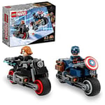 LEGO Marvel 76260 Black Widow & Captain America Motorcycles, Avengers