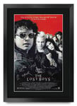 HWC Trading FR A3 The Lost Boys Movie Poster Corey Feldman, Kiefer Sutherland Gifts Printed Poster Signed Autograph Picture for Movie Memorabilia Fans - A3 Framed