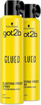 Schwarzkopf got2b Glued Blasting Freeze Hair Spray, 2 Pack 2 x 300 ml