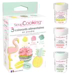 Pulverfärg Set Pale ScrapCooking