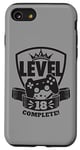 Coque pour iPhone SE (2020) / 7 / 8 Level 18 Complete Tenue de jeu pour le 18ème anniversaire 18