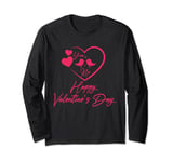 Happy Valentine's Day Decor Couples Partner Long Sleeve T-Shirt
