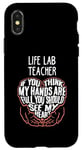 iPhone X/XS I Train Life Lab Super Heroes - Teacher Graphic Case