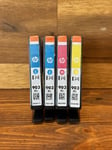 Genuine HP 903XL Magenta,Yellow & 2 x Cyan Printer Ink Colour Cartridges Sealed