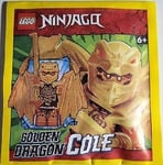 Ninjago LEGO Foil Pack 892304 Golden Dragon Cole Ninja Minifigure