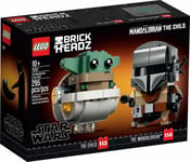LEGO Star Wars Mandalorian & Child Baby Yoda BrickHeadz Set 75317 New & Sealed