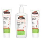 3 X Palmers Cocoa Butter Massage Cream for Reducing Pregnancy Stretch Marks