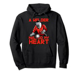 Welder Melted My Heart Romantic Funny Welding Valentines day Pullover Hoodie
