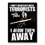 Chuck Norris - I Blow Terrorists Away Sticker, Accessories