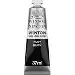 Winsor & Newton 37ml Winton Oil Colour Tube - Ivory Black,1414331