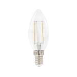 Airam Airam Filament LED- kronljus C35 ljuskälla klar, dimbar e14, 3w