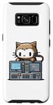 Coque pour Galaxy S8 Programme Chaton Gamer Chat Programmeur Purr Code