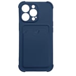 Armor Card Fodral iPhone 12 mörkblå blå