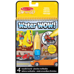Melissa & Doug Water WOW, Vehicles Magic Painting Book with Water Pen - 15375