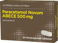 ABECE Paracetamol Novum Filmdragerad tablett 500mg Blister, 20tabletter