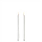 PIFFANY COPENHAGEN UYUNI LIGHTING - LED Kronljus Vit 2,3 x 25 CM, w/ switch, 2pk