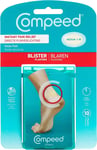 Compeed Medium Size Blister Plasters, 10 Hydrocolloid Plasters, Foot Treatment,