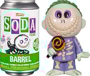 Funko Vinyl Soda, Disney Le Cauchemar Avant Noël, Baril, 1/6 de Chances pour la Variante Rare Chase, TNBC, Figurine en Vinyle à Collectionner, Idée Cadeau, Jouets pour Enfants et Adultes
