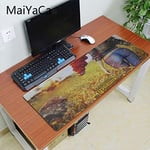 OLUYNG mouse pad Maiyaca PUBG Playerunknown Battlefields Game Pad Mousepad Laptop PC Computer gaming Mat Large mouse pad gamer mouse pad   Lock Edge 40X90cm