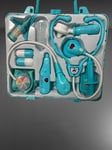 NEW Children's BLUE Doctors Nurses Kit Role Play Set Medical Toy & Carry Case