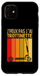 Coque pour iPhone 11 J'Peux Pas J'ai Trottinette Electrique Roue Trott Freestyle