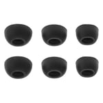 6 Pairs Soft Ear Tips Cap Earbuds for Anker Soundcore Life P2 Earphones Black