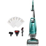 Kenmore BU4022, Intuition Bagged Upright Vacuum liftup Cleaner 2-Motor Power Suction with HEPA Filter,2 Cleaning Tool for Pet hair, carpet and hardwood floor, Green, Size