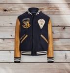 Polo Ralph Lauren Mens Paratroopers Wool & Leather Varsity Jacket | Navy Small