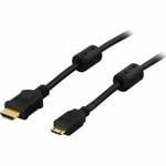 Delcato HDMI till HDMI mini kabel, 1,0 m