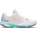 Asics Womens Solution Speed FF 2 Clay Tennis Shoes Trainers Court - White