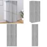 Klädhängare grå sonoma 80x52x180 cm konstruerat trä - Klädhängare - Hatthylla - Home & Living