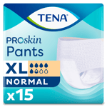 TENA Pants Normal Pull Up Incontinence Pants Size Extra Large 6 x Packs of 15