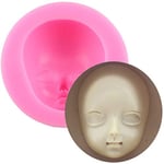 YFHBDJK Baby Face Silicone Molds Chocolate Polymer Clay Craft Mold Dolls Face Fondant Cake Decorating Tools Candy Clay Soap Resin Moulds (Color : CE261)