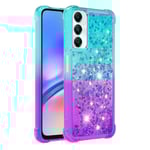 SKALO Samsung A05s 4G Kvicksand Glitter Hjärtan TPU-skal - Turko multifärg