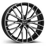 MAK Speciale Black/Polished 20x8,5 5/110 ET31 N65,1