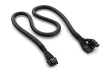 NZXT 12VHPWR Adapter Cable - strömkabel - 16-stifts PCI-matning till 8-stifts PCIe-ström - 65 cm