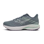 Mizuno Wave Inspire 21 STL 42½ Dam Blå Löparskor för Stabilitet och Komfort