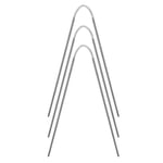 3 st Rundstickor Flexibla Rostfria Stål Rundstickor DIY Sticktillbehör 2.5mm