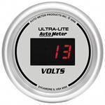 Autometer AUTO6593 voltmätare 52mm 0-18 Volt Ultra-Lite Digital