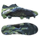 PUMA Future 7 Ultimate Low FG/AG Lights Out - Blå/PUMA White/Grön, storlek 35½