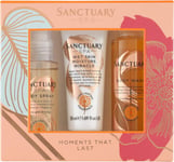 Sanctuary Spa Gift Set, Moments That Last Gift Box with Shower Gel, Body Spray