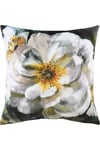 Winter Florals English Rose Hand-Painted Printed Cushion
