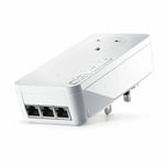 Devolo Dlan 1200 Triple+ Powerline Gigabit Ethernet Adaptor (white)